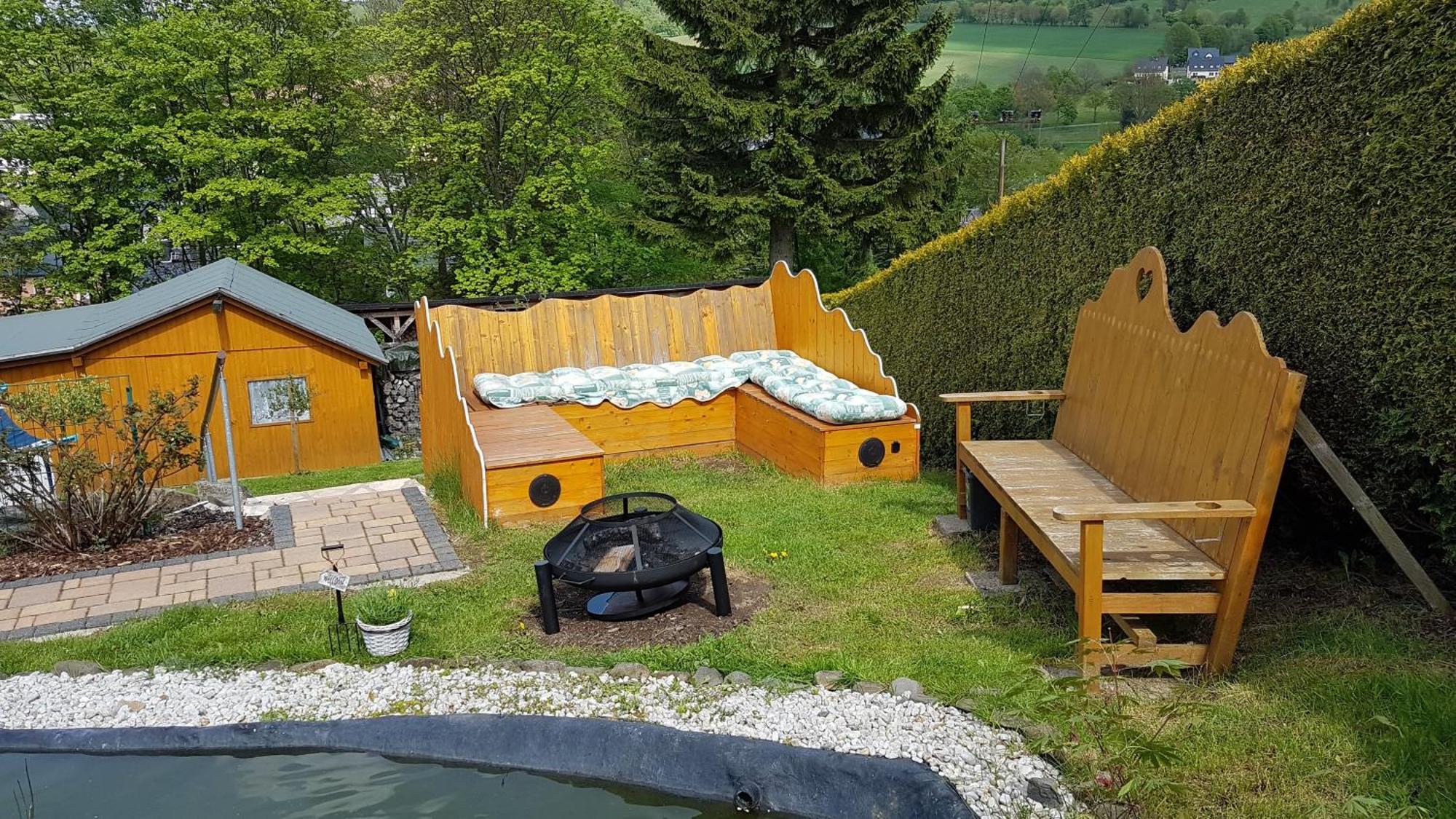 Waldhufenidyll Koenigswalde Im Erzgebirge Apartment Konigswalde Exterior foto